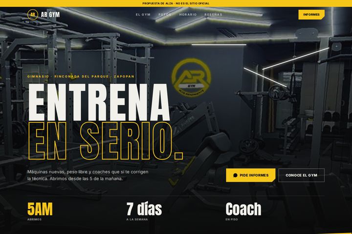 Una de las páginas que hicimos